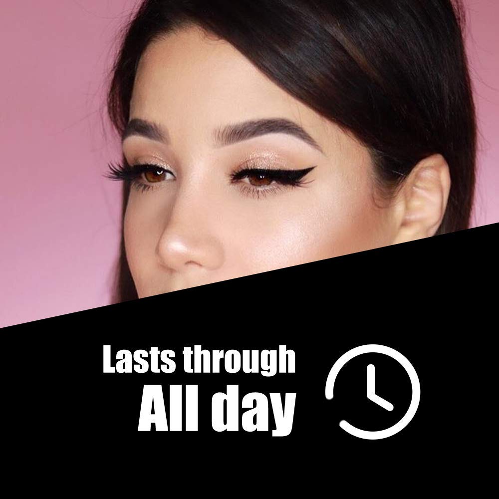 SEILANC eyeliner in a makeup bag with mirror showing everyday convenience