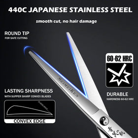 SEIMEIKEN convex blade close-up highlighting razor-sharp cutting edge