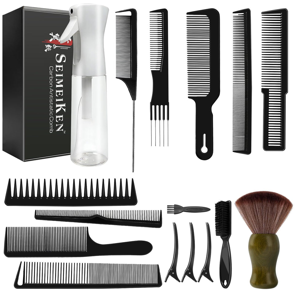 SEIMEIKEN kit front view showing full 16-piece set for complete styling