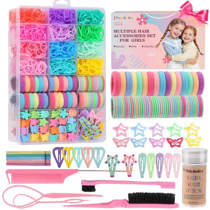 Seiolieliou front packaging showing complete 1350-piece set and colorful accessories