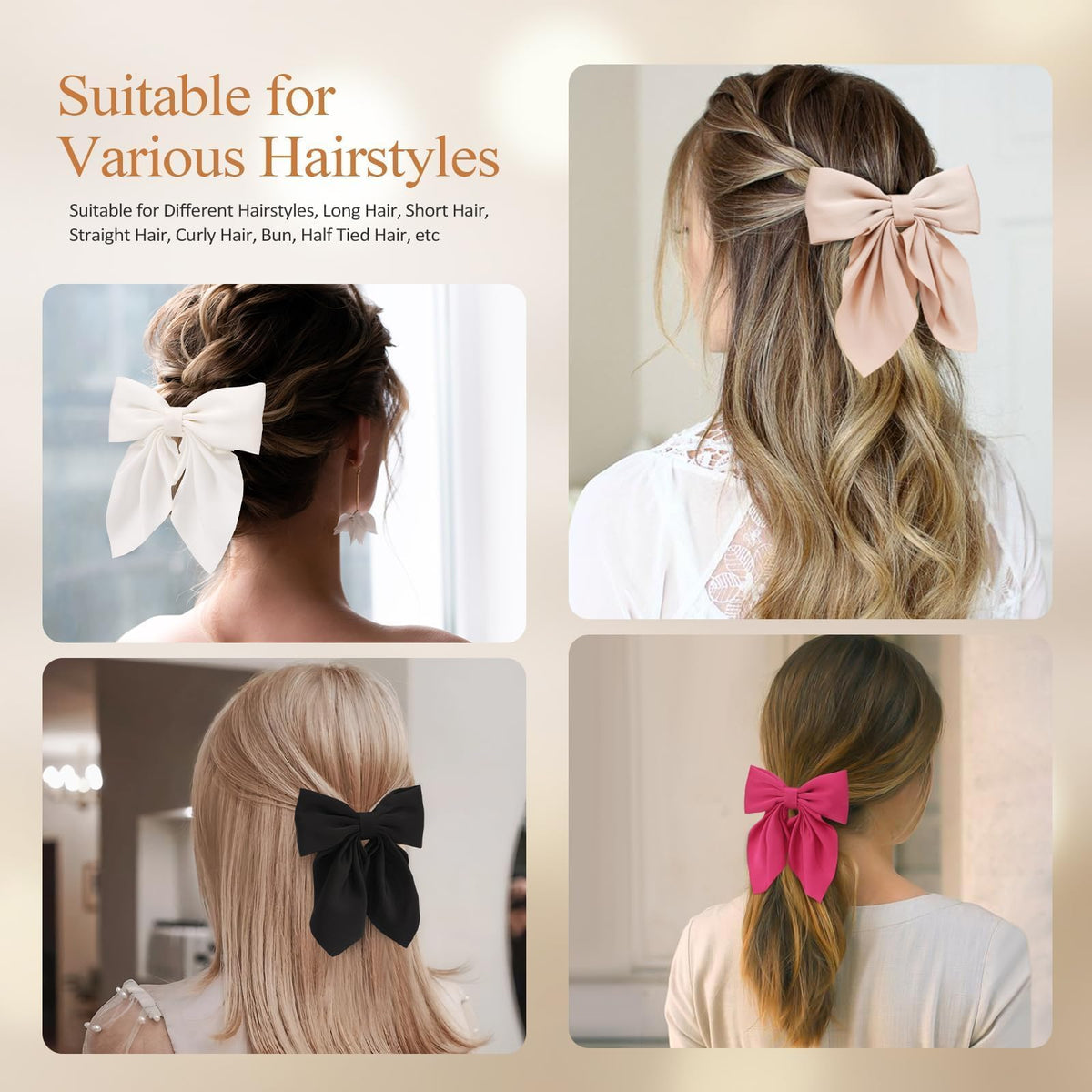 Seiolieliou half-up hairstyle demo with bow accent for parties