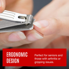 Seki EDGE blade angle illustrating curved edge for single-slice cutting benefit
