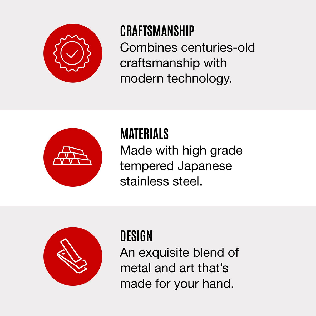 Seki EDGE packaging with made in Japan label emphasizing trusted craftsmanship