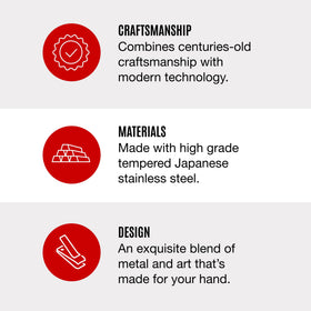 Seki EDGE packaging with made in Japan label emphasizing trusted craftsmanship