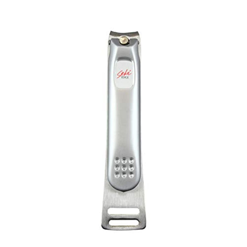 Seki EDGE front view showing compact stainless steel clipper for clean trims