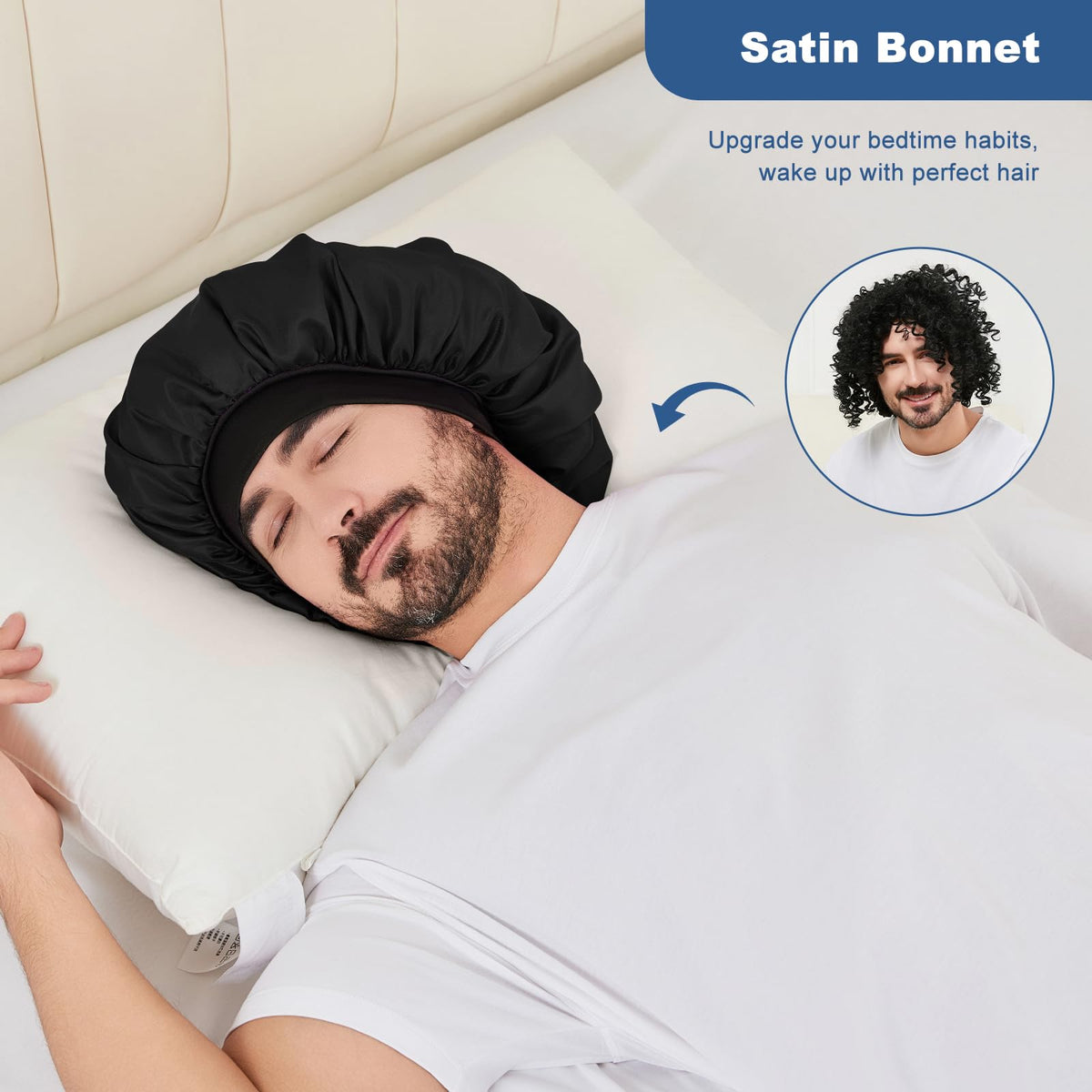 Selalu close-up of satin fabric texture preserving hair moisture