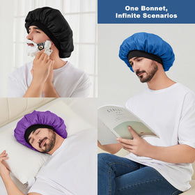Selalu three bonnets arranged to show color options and rotation benefit