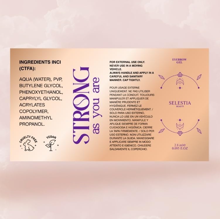 SELESTIA BEAUTY gel in makeup bag showing portability for touch-ups