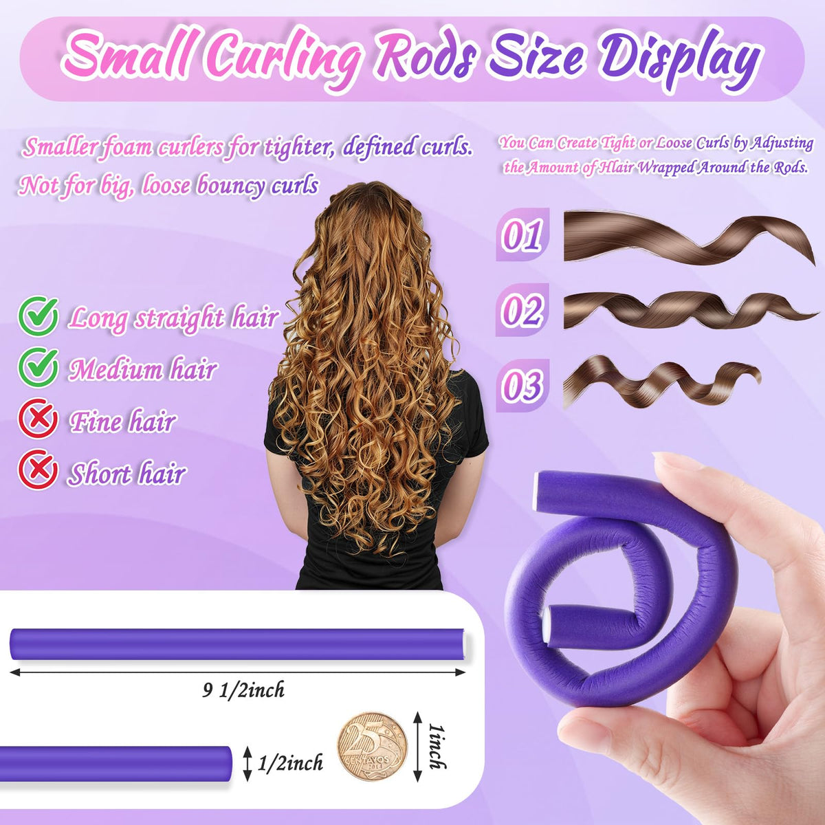 selizo curlers in hair being wrapped to create heat-free curls