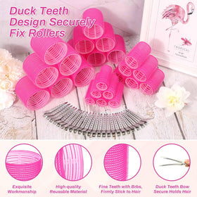 selizo hair roller being applied showing easy self-grip and secure hold