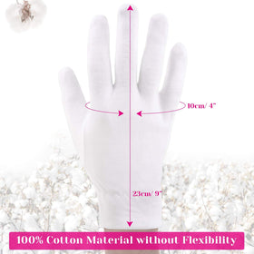 selizo glove on hand showing 9-inch length for full coverage