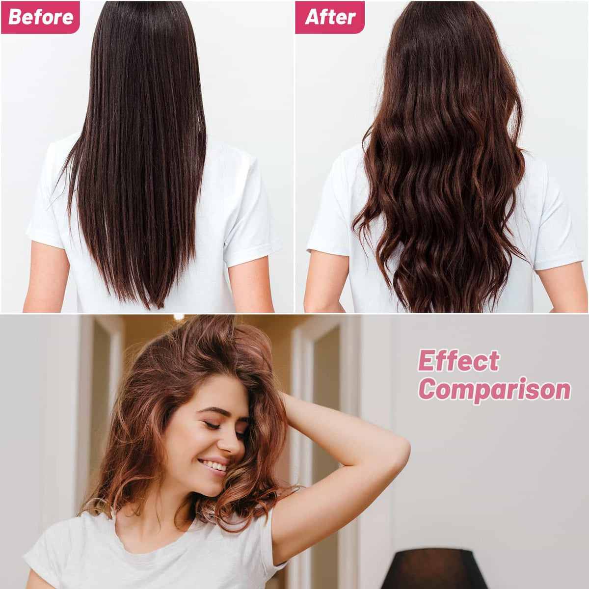 selizo rollers held in hand showing jumbo size for larger, bouncy curls