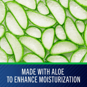 Selsun Blue bottle placed in a shower showing in-use convenience and scalp relief