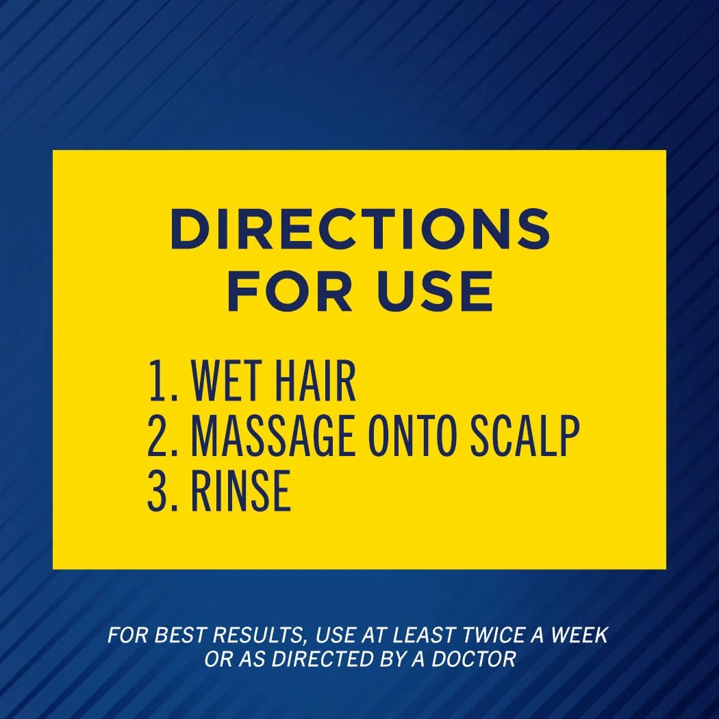 Person applying Selsun Blue in shower showing scalp massage and effective coverage