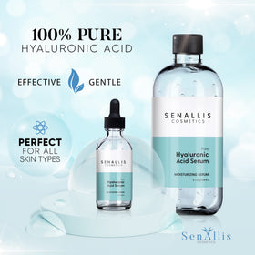SenAllis pump dispenser close-up illustrating easy, mess-free product dispensing