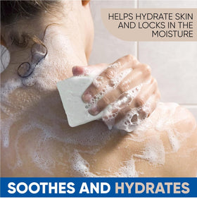 SENOR BANANA in-shower use demonstrating easy scrub and hydration benefits