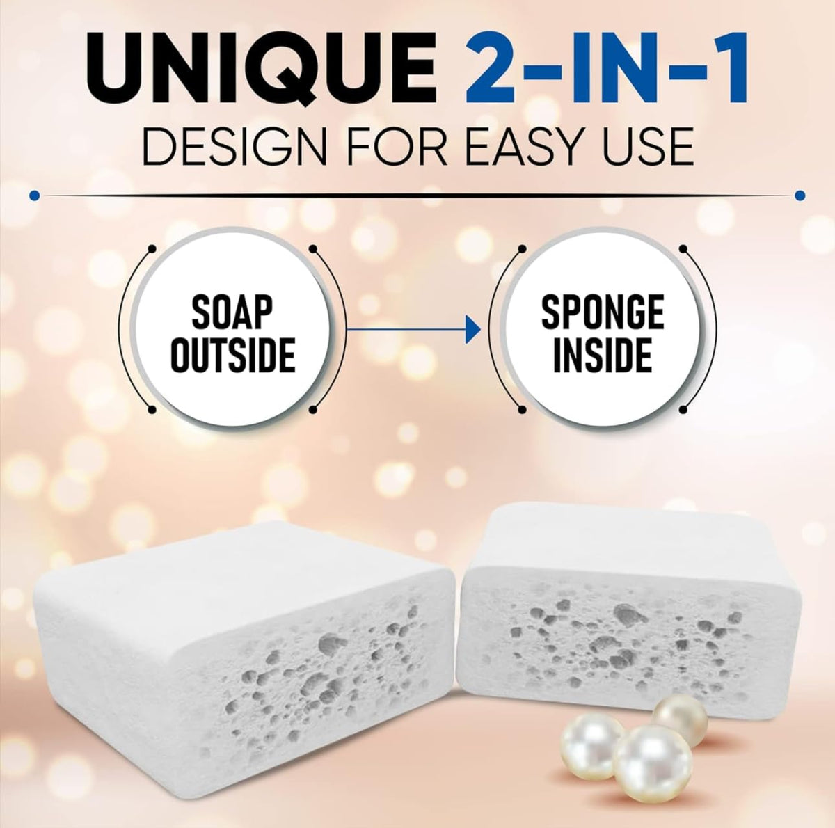 SENOR BANANA lather close-up producing rich foam for efficient cleansing