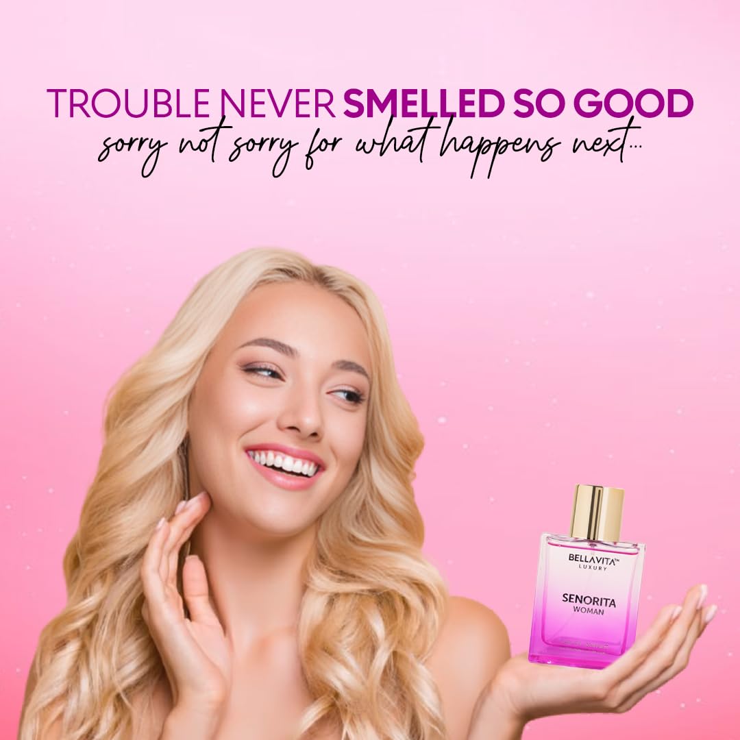 Bella Vita Luxury spray mist in air demonstrating even, fine atomization