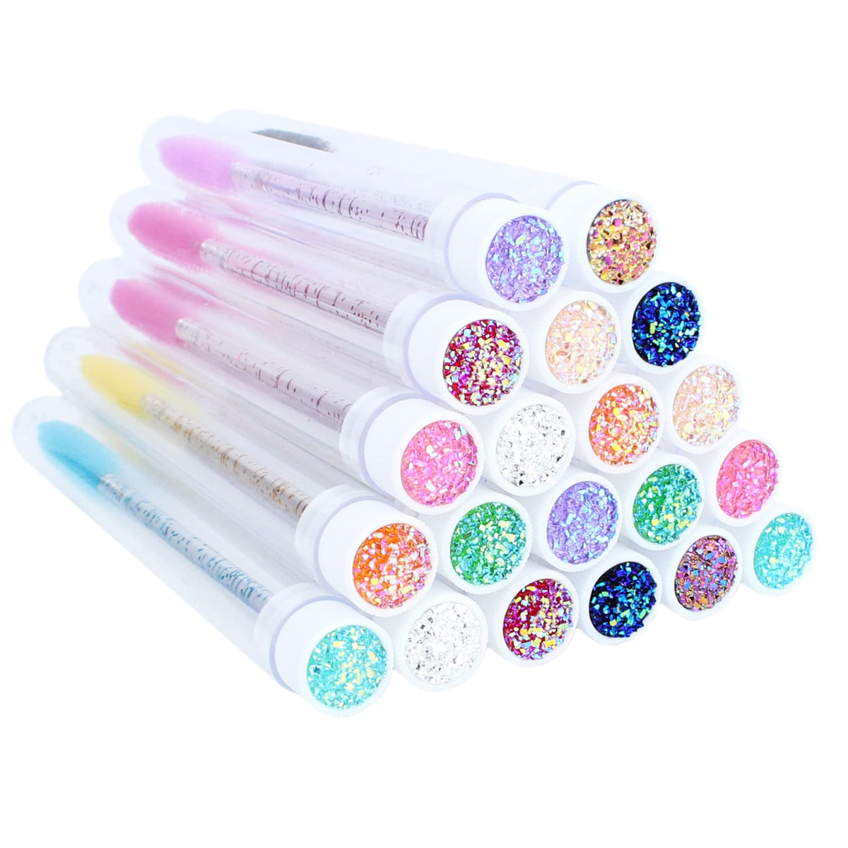 SenRocc front view of box set showing 20 wand tubes, hygienic storage