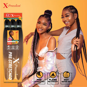 Sensationnel braid held in hand demonstrating length and easy handling
