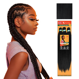 sensationnel front packaging in jet black shows ready-to-braid convenience