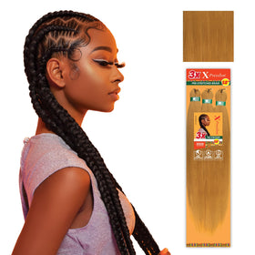 Sensationnel full 58-inch length displayed to show dramatic length and styling options