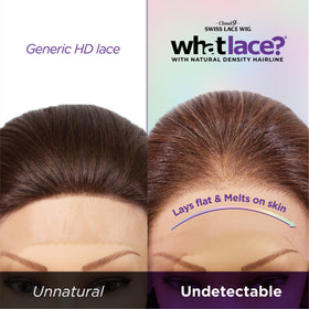 Sensationnel pre-plucked hairline detail highlighting realistic scalp look