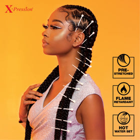 Sensationnel in-salon braid installation demonstrating fast, even braiding workflow