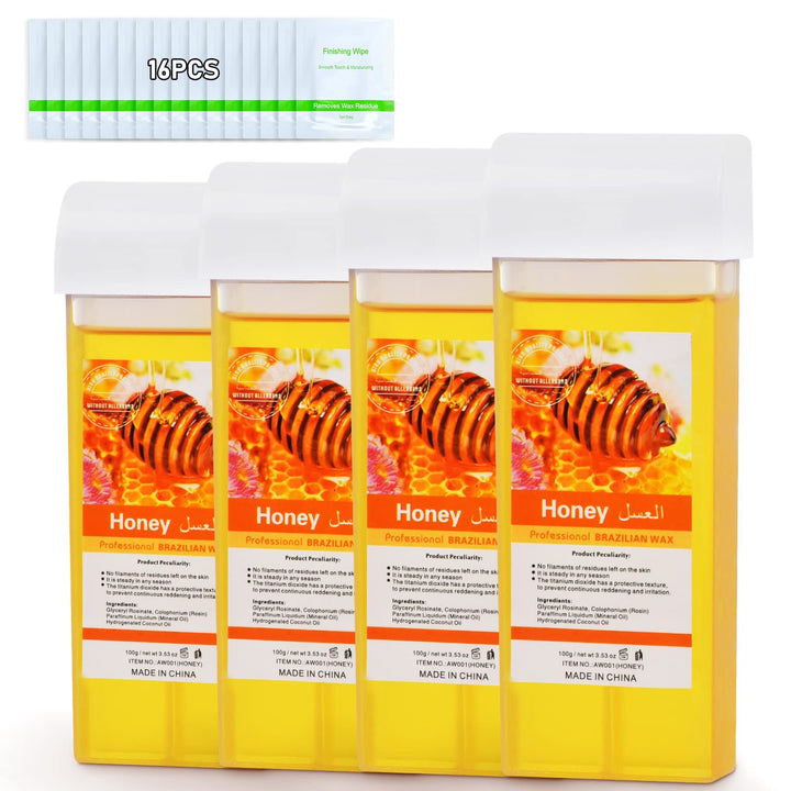 Seopri front packaging honey roll on showing product and refill benefits