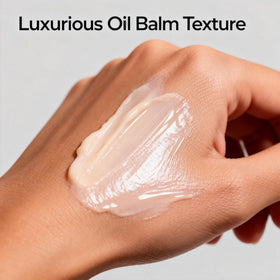 Seora Beauty application on hand illustrating smooth spreadability and hydration benefit