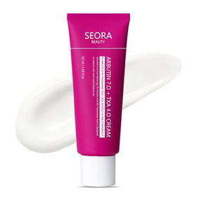 Seora Beauty front tube showing packaging and product name, conveys trust