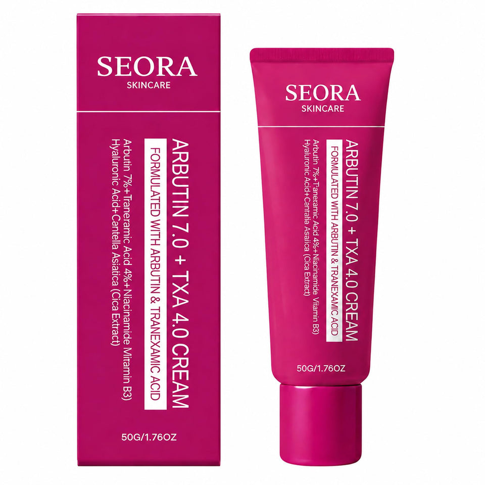 Seora Cream front packaging showing product name and brightening benefits