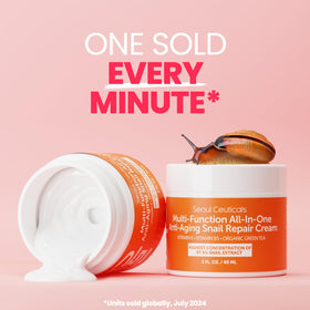 SeoulCeuticals applying cream on hand demonstrating lightweight absorbency