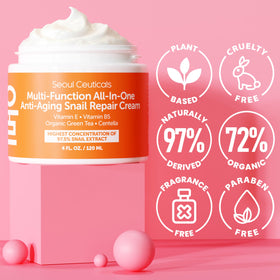 SeoulCeuticals cream application on hand demonstrating non-greasy finish