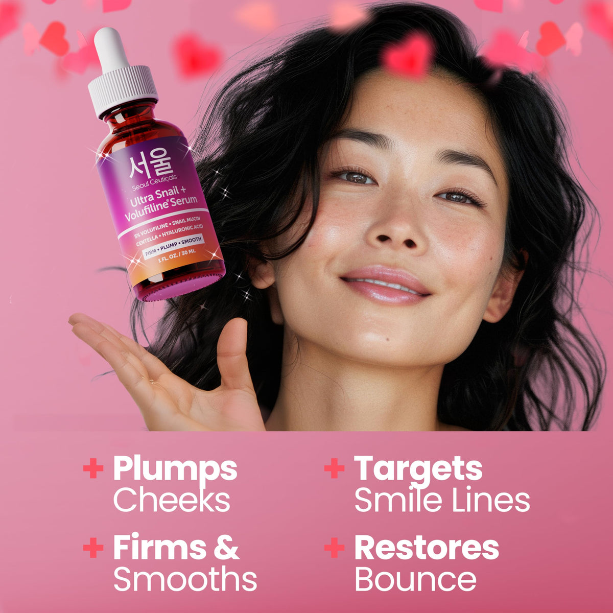 SeoulCeuticals dropper releasing serum with silky texture for quick absorption