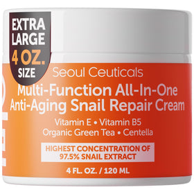 SeoulCeuticals front jar 4oz showing sleek packaging and volume benefit