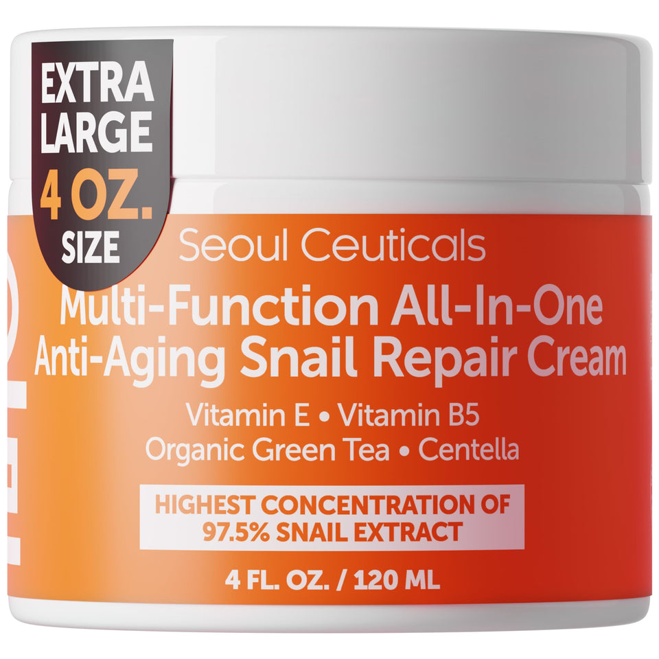 SeoulCeuticals front jar 4oz showing sleek packaging and volume benefit