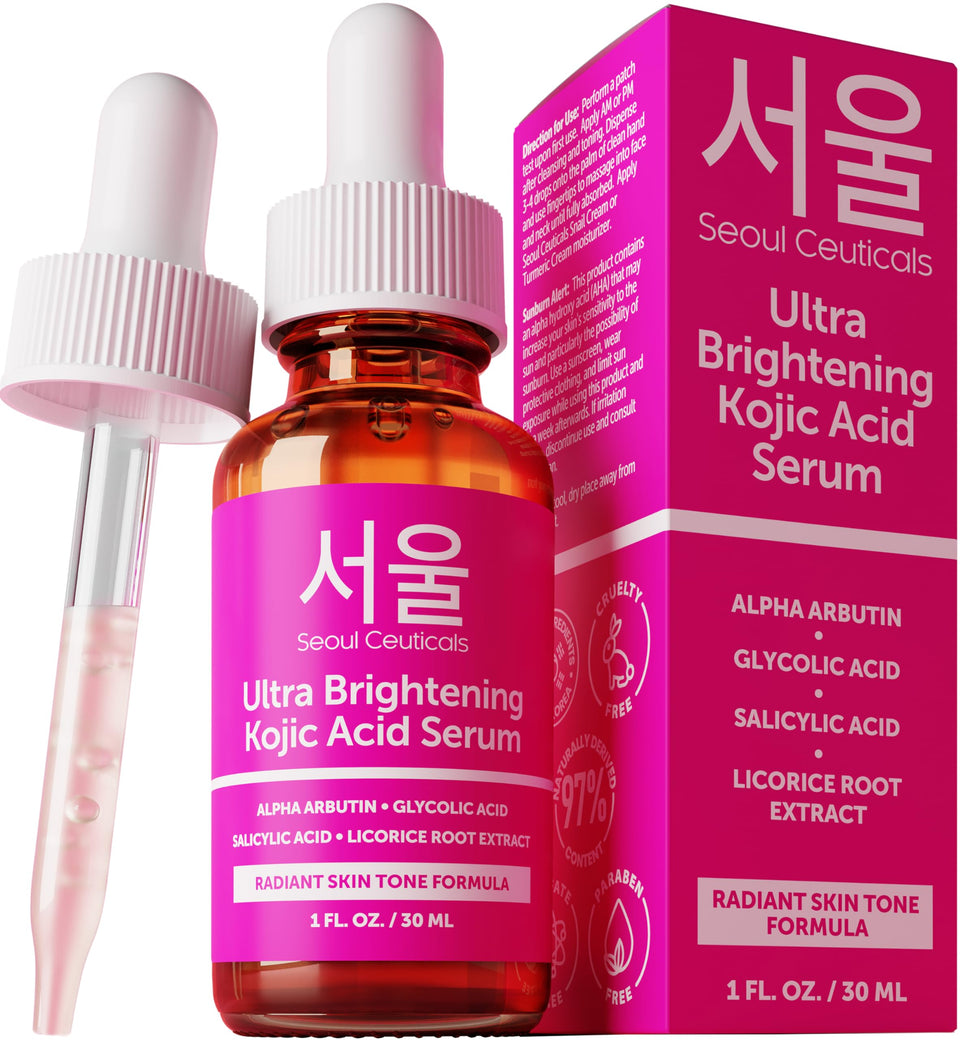 SeoulCeuticals front packaging showing 1oz bottle and branding for clear identification