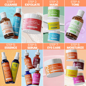 SeoulCeuticals jar on bathroom shelf suggesting daily skincare routine advantage