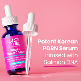 SeoulCeuticals bottle on bathroom counter illustrating daily routine
