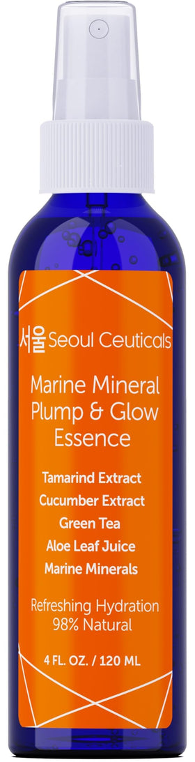 SeoulCeuticals bottle staged on bathroom vanity suggesting daily routine use