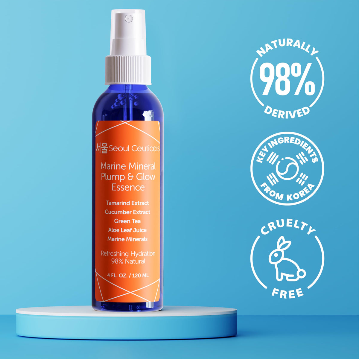 SeoulCeuticals marine minerals visual showing replenishing texture and nourishment