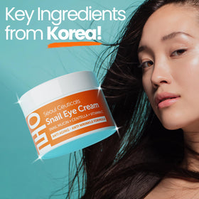 SeoulCeuticals open jar top-down view revealing pale cream and silky texture for easy use