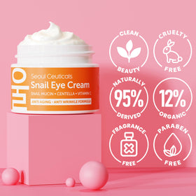 SeoulCeuticals organic ingredients flatlay including cica and rosehip to show natural sourcing