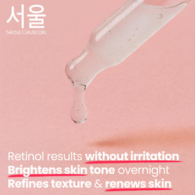 SeoulCeuticals bottle next to coin to show 1oz scale for travel‑friendly convenience