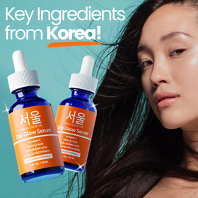 SeoulCeuticals worn under makeup illustrating seamless layering benefit