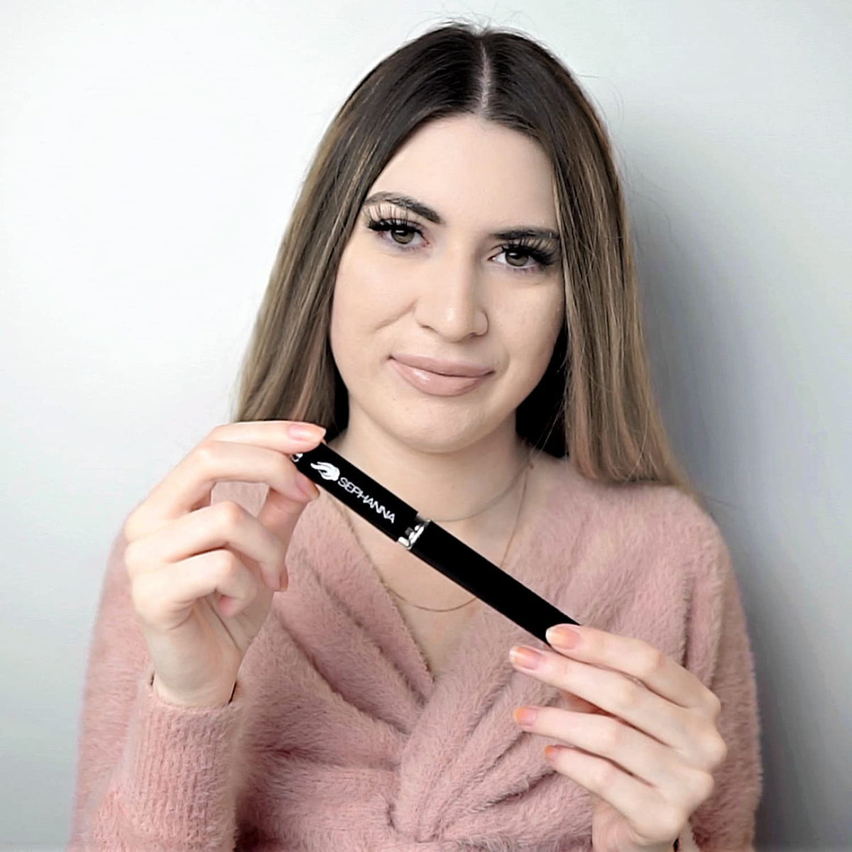 SEPHANNA lifestyle travel purse shot for on-the-go nail maintenance
