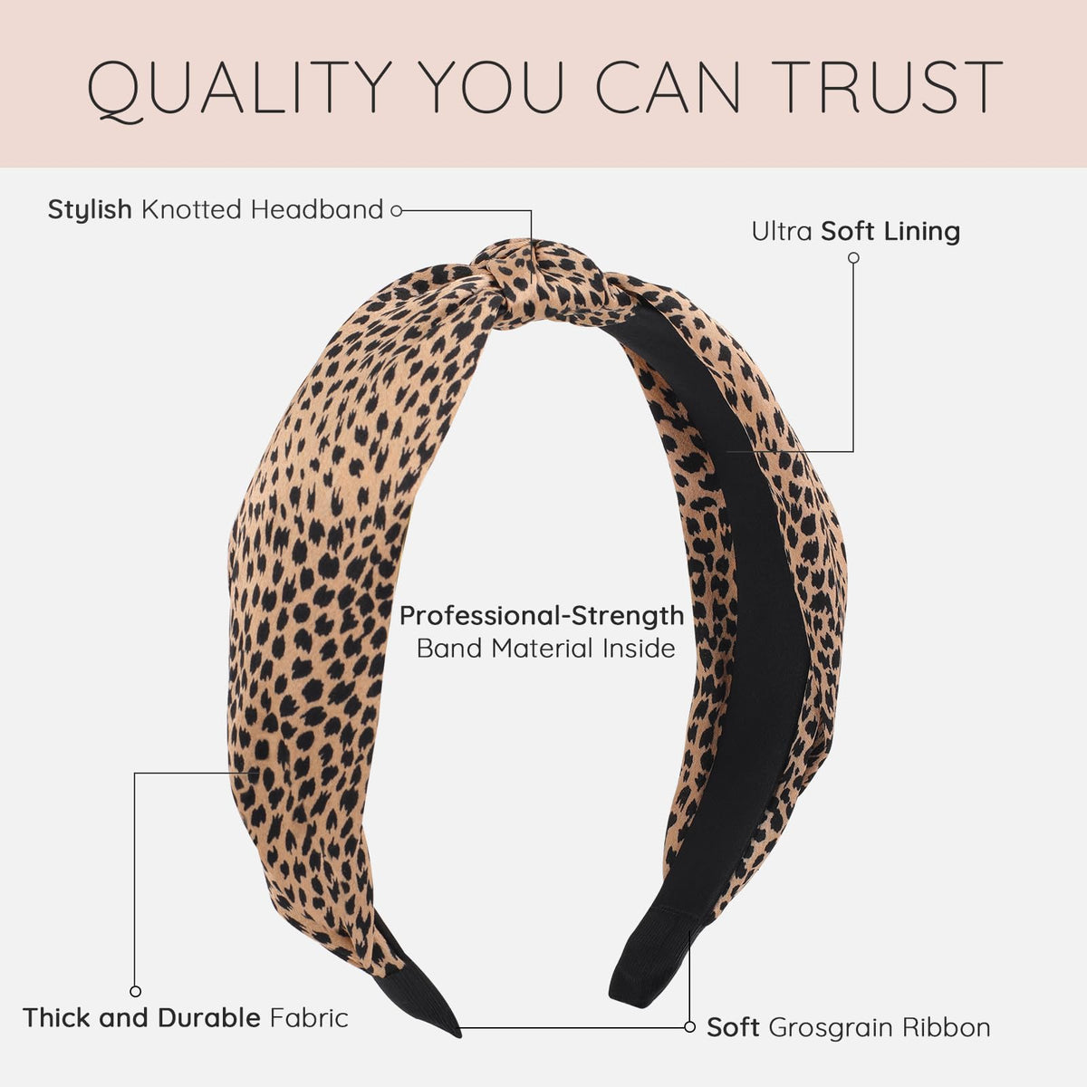 Sept Montagne headband worn by model illustrating everyday styling benefit