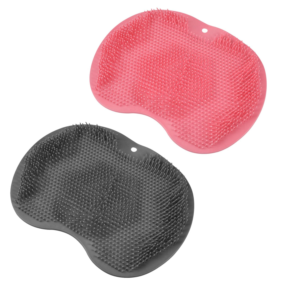 SEPZFTT front view of grey and pink scrubbers showing dual-pack convenience and color options