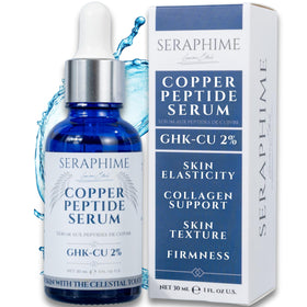 Seraphime bottle front view showing clean packaging and potent formula benefit